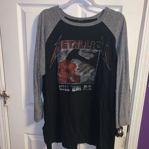 Metallica Baseball Tee